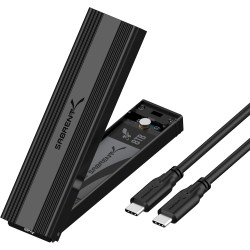SABRENT Boitier SSD NVMe M.2, Adaptateur SSD M2 USB 3.2 Gen2 10Gbps, Boitier NVMe Externe en Aluminium Durable pour PCIe, M.2 SA