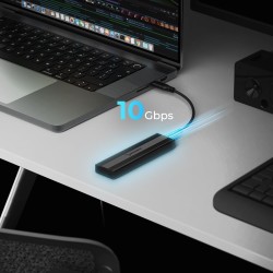 SABRENT Boitier SSD NVMe M.2, Adaptateur SSD M2 USB 3.2 Gen2 10Gbps, Boitier NVMe Externe en Aluminium Durable pour PCIe, M.2 SA