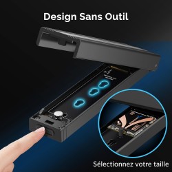 SABRENT Boitier SSD NVMe M.2, Adaptateur SSD M2 USB 3.2 Gen2 10Gbps, Boitier NVMe Externe en Aluminium Durable pour PCIe, M.2 SA