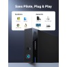 Uvert boîtier disque dur 3,5 pouces externe adaptateur usb 3.0 vers sata disque dur 3,5 2,5 pouces hdd ssd supporte uasp 5gbps, 