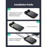 Uvert boîtier disque dur 3,5 pouces externe adaptateur usb 3.0 vers sata disque dur 3,5 2,5 pouces hdd ssd supporte uasp 5gbps, 