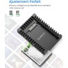 ORICO Cadre de Montage pour Disques Durs 2,5" vers 3,5" Adaptateur de SSD Interne Support de Montage pour 2,5 Pouces 7/9,5/12,5 