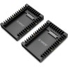 [2 Pièces] ORICO Cadre de Montage pour Disques Durs 2,5" vers 3,5" Adaptateur de SSD Interne Support de Montage pour 2,5 Pouces 