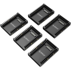 [5 Pièces] ORICO Cadre de Montage pour Disques Durs 2,5" vers 3,5" Adaptateur de SSD Interne Support de Montage pour 2,5 Pouces 