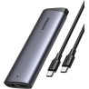 Uvert boîtier ssd m2 nvme pcie 10 gbps usb 3.2 gen 2 adaptateur disque dur externe aluminium pour m.2 2230 2242 2260 2280 compat
