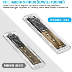 AXFEE Boîtier SSD M.2 nvme Adaptateur m2 Lecteur Disque Dur Externe, Boîtier Adaptateur SSD m2 USB 3.1 USB-C Disque Dur pour M.2