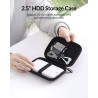 ORICO Étui de Protection Disque Dur Externe Étanche 2.5'' pour Organiser Les HDD SSD 2.5 Pouces et Les Accessoires Informatiques