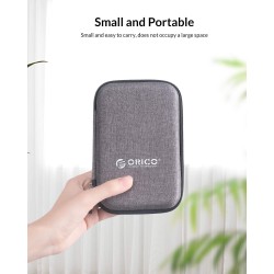 ORICO Étui de Protection Disque Dur Externe Étanche 2.5'' pour Organiser Les HDD SSD 2.5 Pouces et Les Accessoires Informatiques