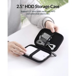 ORICO Étui de Protection Disque Dur Externe Étanche 2.5'' pour Organiser Les HDD SSD 2.5 Pouces et Les Accessoires Informatiques