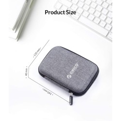 ORICO Étui de Protection Disque Dur Externe Étanche 2.5'' pour Organiser Les HDD SSD 2.5 Pouces et Les Accessoires Informatiques