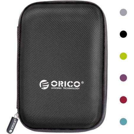 ORICO Étui de Protection Disque Dur Externe Étanche 2.5'' pour Organiser Les HDD SSD 2.5 Pouces et Les Accessoires Informatiques