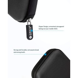 ORICO Étui de Protection Disque Dur Externe Étanche 2.5'' pour Organiser Les HDD SSD 2.5 Pouces et Les Accessoires Informatiques