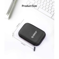 ORICO Étui de Protection Disque Dur Externe Étanche 2.5'' pour Organiser Les HDD SSD 2.5 Pouces et Les Accessoires Informatiques