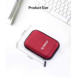 ORICO Étui de Protection Disque Dur Externe Étanche 2.5'' pour Organiser Les HDD SSD 2.5 Pouces et Les Accessoires Informatiques