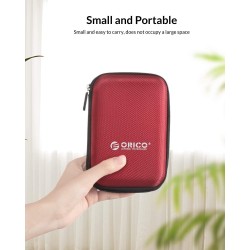 ORICO Étui de Protection Disque Dur Externe Étanche 2.5'' pour Organiser Les HDD SSD 2.5 Pouces et Les Accessoires Informatiques