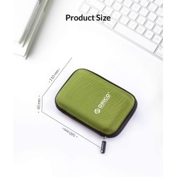 ORICO Étui de Protection Disque Dur Externe Étanche 2.5'' pour Organiser Les HDD SSD 2.5 Pouces et Les Accessoires Informatiques