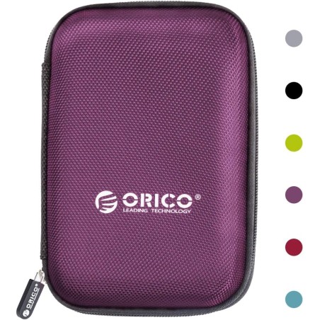 ORICO Étui de Protection Disque Dur Externe Étanche 2.5'' pour Organiser Les HDD SSD 2.5 Pouces et Les Accessoires Informatiques