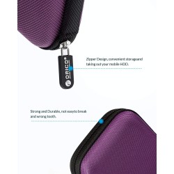 ORICO Étui de Protection Disque Dur Externe Étanche 2.5'' pour Organiser Les HDD SSD 2.5 Pouces et Les Accessoires Informatiques