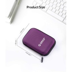 ORICO Étui de Protection Disque Dur Externe Étanche 2.5'' pour Organiser Les HDD SSD 2.5 Pouces et Les Accessoires Informatiques