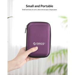 ORICO Étui de Protection Disque Dur Externe Étanche 2.5'' pour Organiser Les HDD SSD 2.5 Pouces et Les Accessoires Informatiques