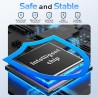 BENFEI Boitier Disque Dur 2.5, USB C/ USB A vers SATA 2,5" sans Outil , pour SDD et HDD, Jusqu'à 6 Gbps, Un câble USB C/A 10 Gbp