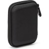 Amazon Basics Étui pour disque dur portable My Passport Essentiel, 12 x 9.3 x 1.6 cm, Noir