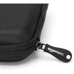 Amazon Basics Étui pour disque dur portable My Passport Essentiel, 12 x 9.3 x 1.6 cm, Noir