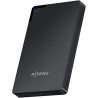 AISENS ASE-2520B - Boîtier Externe 2,5" 9,5 mm SATA A USB 3.0/Usb3.1 Gen1, Noir