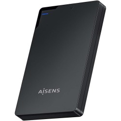 AISENS ASE-2520B - Boîtier Externe 2,5" 9,5 mm SATA A USB 3.0/Usb3.1 Gen1, Noir (Lot de 5)