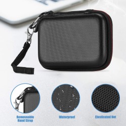 ProCase Étui pour SSD Samsung T7 / T7 Touch avec Pochette en Silicone, Housse de Voyage pour Portable SSD Externe, Boîtier de Pr