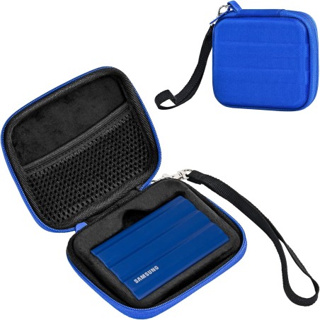 ProCase Étui pour Samsung T7 Shield External SSD et T9 External SSD, Housse de Voyage pour Portable SSD Externe, Boîtier de Prot