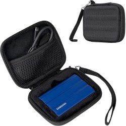 ProCase Étui pour Samsung T7 Shield External SSD et T9 External SSD, Housse de Voyage pour Portable SSD Externe, Boîtier de Prot