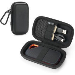 Étui de Protection pour SanDisk Portable/Extreme/Extreme Pro 1 to, 2 to, 4 to, 500 Go Disque Dur SSD Externe, Housse Coque de Tr