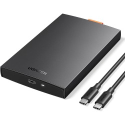 Uvert usb c 3.1 gen 2 boîtier disque dur externe 2,5 pouces sata iii ii i hdd ssd avec 6gbps uasp supporte windows mac os linux,