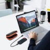 Étui Housse pour SanDisk Extreme/SanDisk Extreme Pro Portable SSD, Sacoche Rigide de Protection Antichoc Disque Dur Externe SSD