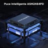 Uvert boîtier ssd m2 40gbps, boîtier usb 4 nvme compatible avec thunderbolt 4/3 adaptateur disque dur externe aluminium compatib