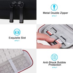 Lacdo Étui Disque Dur Externe Housse de Protection pour SanDisk Extreme Pro/SanDisk Extreme Portable SSD Externes SDSSDE81 SDSSD