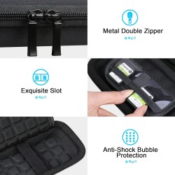 Lacdo Étui Disque Dur Externe Housse de Protection pour SanDisk Extreme Pro/SanDisk Extreme Portable SSD Externes SDSSDE81 SDSSD