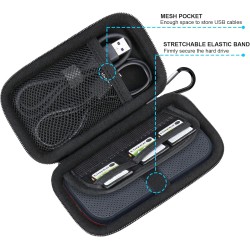Lacdo Étui Disque Dur Externe Housse de Protection pour SanDisk Extreme Pro/SanDisk Extreme Portable SSD Externes SDSSDE81 SDSSD