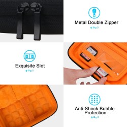 Lacdo étui disque dur externe housse de protection pour sandisk extreme pro/sandisk extreme portable ssd externes sdssde81 sdssd