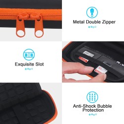 Lacdo étui disque dur externe housse de protection pour sandisk extreme pro/sandisk extreme portable ssd externes sdssde81 sdssd