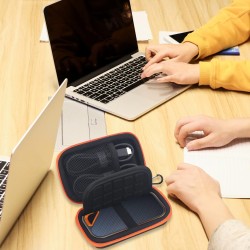 Lacdo étui disque dur externe housse de protection pour sandisk extreme pro/sandisk extreme portable ssd externes sdssde81 sdssd
