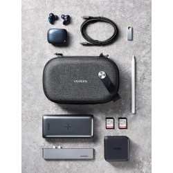 Uvert sac rangement accessoires électroniques pochette câble étanche sacoche protection de voyage antichoc organisateur pour clé
