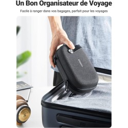 Uvert sac rangement accessoires électroniques pochette câble étanche sacoche protection de voyage antichoc organisateur pour clé