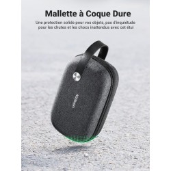 Uvert sac rangement accessoires électroniques pochette câble étanche sacoche protection de voyage antichoc organisateur pour clé