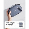 Uvert sac rangement accessoires électroniques pochette câble étanche sacoche protection de voyage antichoc organisateur pour clé