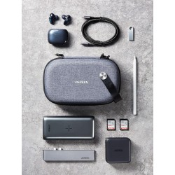 Uvert sac rangement accessoires électroniques pochette câble étanche sacoche protection de voyage antichoc organisateur pour clé