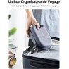 Uvert sac rangement accessoires électroniques pochette câble étanche sacoche protection de voyage antichoc organisateur pour clé