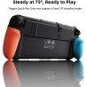 By skull & co. neogrip for nintendo switch 2: an ergonomic grip hard shell handheld case with replaceable grips [to fit all hand