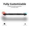 By skull & co. neogrip for nintendo switch 2: an ergonomic grip hard shell handheld case with replaceable grips [to fit all hand
